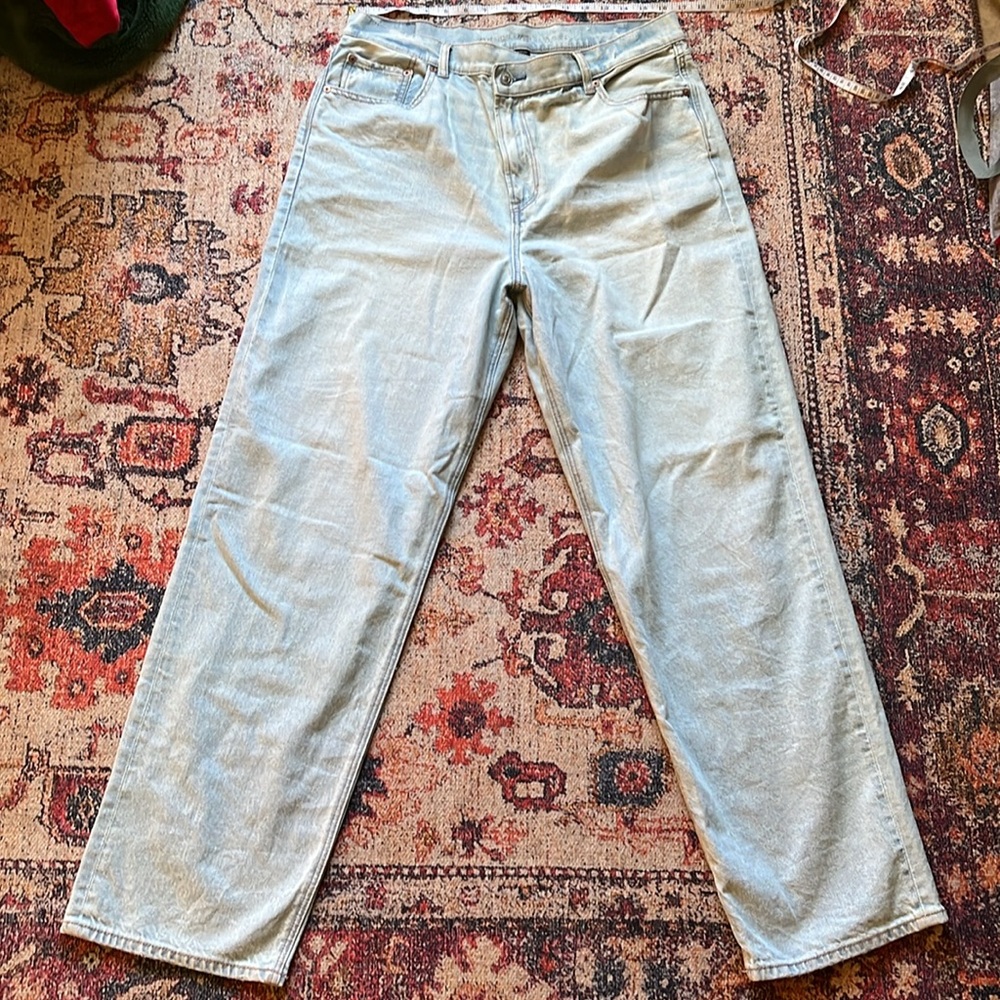 American Eagle Outfitters High Rise Jeans - Light Blue